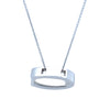 Canturi 18ct White Gold Diamond Pendant Necklace 0.20ct 7.4g