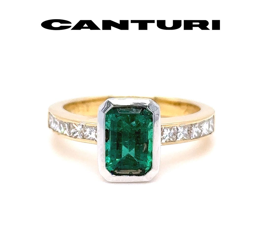 Canturi Zambian Emerald Ring 1.35ct