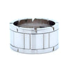 Cartier 18ct White Gold Tank Française Ring 14.81g
