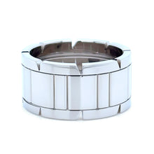 Load image into Gallery viewer, Cartier 18ct White Gold Tank Française Ring 14.81g