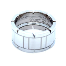 Load image into Gallery viewer, Cartier 18ct White Gold Tank Française Ring 14.81g