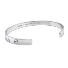 Load image into Gallery viewer, Cartier 18ct White Gold LOVE Cuff Bracelet 27.7g