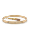 Cartier 18ct Yellow Gold Love Diamond Bracelet Classic Model 0.42ct