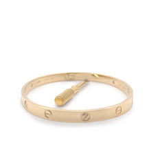 Load image into Gallery viewer, Cartier 18ct Yellow Gold Love Diamond Bracelet Classic Model 0.42ct