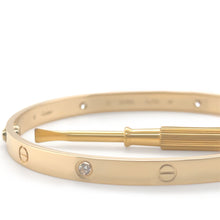Load image into Gallery viewer, Cartier 18ct Yellow Gold Love Diamond Bracelet Classic Model 0.42ct
