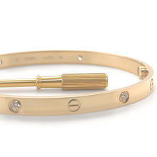 Load image into Gallery viewer, Cartier 18ct Yellow Gold Love Diamond Bracelet Classic Model 0.42ct