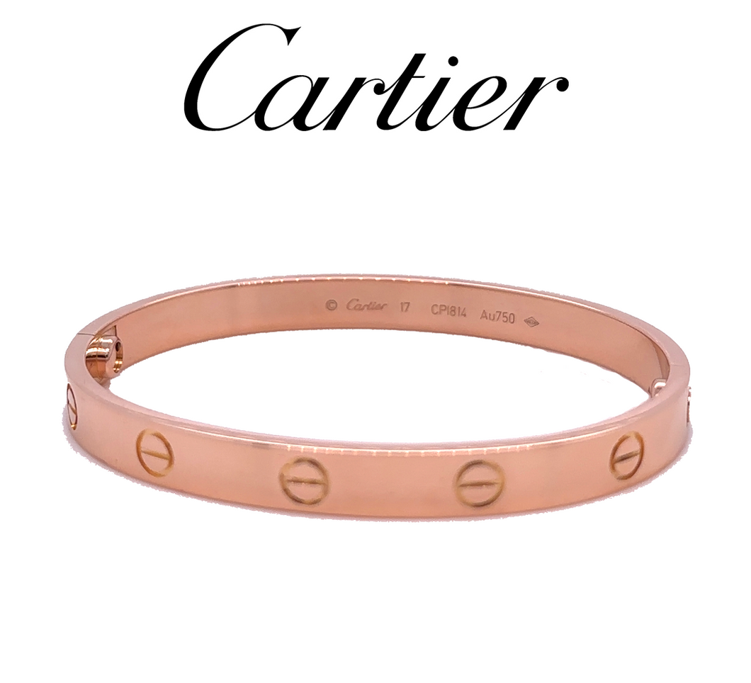 Cartier Love Bracelet Rose Gold