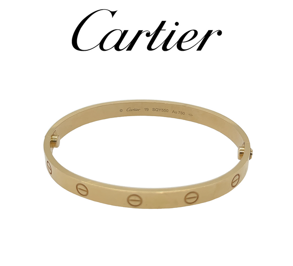 Cartier Love Bracelet - Size 19