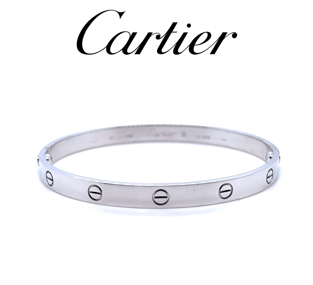 Cartier Love Bracelet White Gold