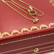 Load image into Gallery viewer, 18ct Yellow Gold Cartier LOVE Semi-Pavé Diamond Necklace 0.22ct 6.58g