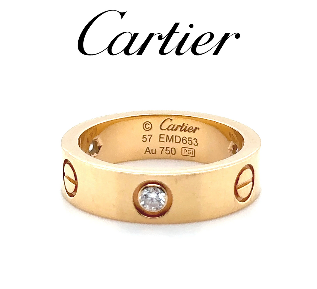 Sell my Cartier Love Yellow Gold Ring Sell Cartier Jewellery Sydney