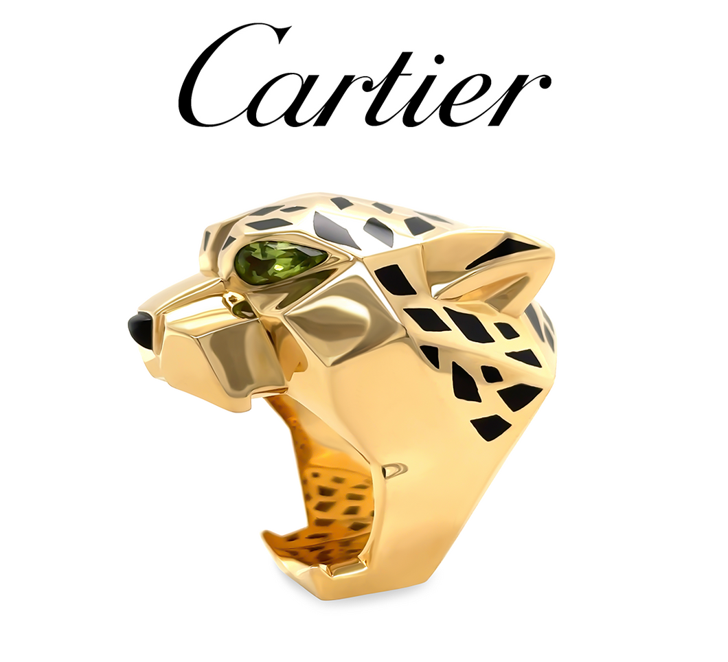 Cartier panthere ring gold hotsell