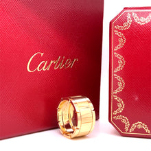 Load image into Gallery viewer, Cartier 18ct Yellow Gold Tank Francaise Men&#39;s Ring 16.61g