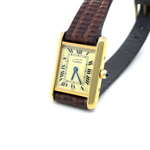 Cartier Must de Cartier Tank Vermeil Quartz Watch