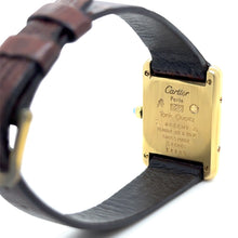 Load image into Gallery viewer, Cartier Must de Cartier Tank Vermeil Quartz Watch