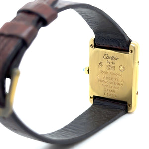 Cartier Must de Cartier Tank Vermeil Quartz Watch
