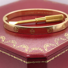 Load image into Gallery viewer, Cartier 18ct Yellow Gold Love Bracelet 31.72g