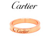 Cartier 18ct Rose Gold C de Cartier Diamond Wedding Band Ring 0.03ct 4g