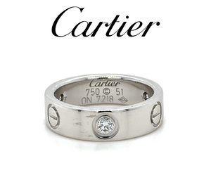 Cartier Love Ring with 3 Diamonds