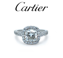 Load image into Gallery viewer, Cartier Platinum Destinée Diamond Ring 2.31ct 5.43g