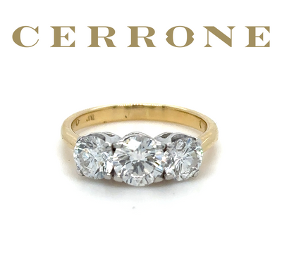 Cerrone Two Tone Diamond Ring 2.46ct