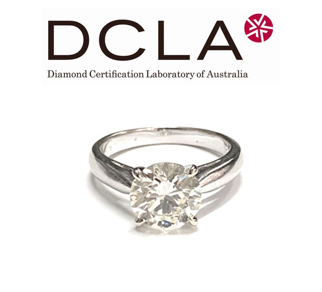 DCLA Diamond Engagement Ring 2.13ct