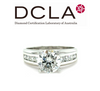 DCLA Platinum Diamond Engagement Ring 2.60ct 6.8g