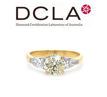 Load image into Gallery viewer, DCLA 18ct Yellow &amp; White Gold Diamond Engagement Ring 1.79ct 3.64g