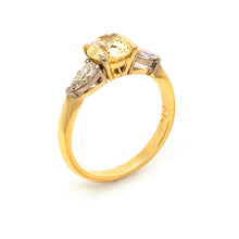 Load image into Gallery viewer, DCLA 18ct Yellow &amp; White Gold Diamond Engagement Ring 1.79ct 3.64g
