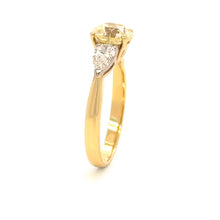 Load image into Gallery viewer, DCLA 18ct Yellow &amp; White Gold Diamond Engagement Ring 1.79ct 3.64g