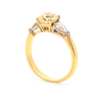 Load image into Gallery viewer, DCLA 18ct Yellow &amp; White Gold Diamond Engagement Ring 1.79ct 3.64g