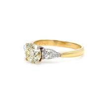 Load image into Gallery viewer, DCLA 18ct Yellow &amp; White Gold Diamond Engagement Ring 1.79ct 3.64g