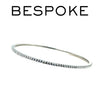 18ct White Gold Diamond Bangle 2.00ct 11.5g