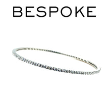 Load image into Gallery viewer, 18ct White Gold Diamond Bangle 2.00ct 11.5g