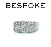 Load image into Gallery viewer, Bespoke Diamond Dress Ring 1.00ct