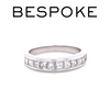18ct White Gold Diamond Half Eternity Ring 1.00ct 3.8g