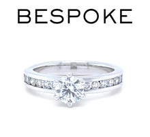 Load image into Gallery viewer, 18ct White Gold Round Brilliant Cut Diamond Ring 0.95ct 5.75g