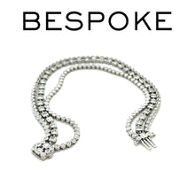 Load image into Gallery viewer, 18ct White Gold Diamond Tennis Bracelet 5.52ct 29.0g