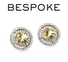 14ct White Gold Heliodor & Diamond Stud Earrings 4.37ct 4.63g