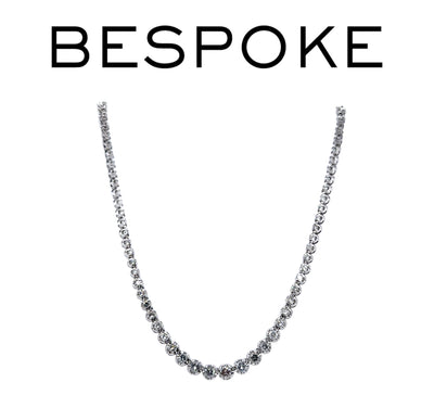 Platinum Graduated Diamond Necklace 5.00ct 26.9g