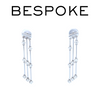 18ct White Gold Diamond Chandelier Drop Earrings 0.72ct 7.24g