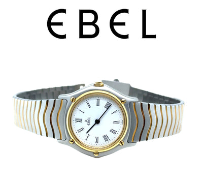 Ebel Stainless Steel Sports Classic Wave Ladies Watch Ref. 181908