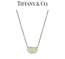 Load image into Gallery viewer, Tiffany &amp; Co. Silver Elsa Peretti Bean Design Pendant Necklace 3.06g