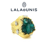 Ilias Lalaounis Vintage Emerald & Diamond Ring