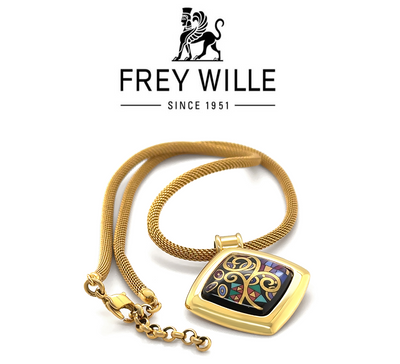 Michaela Frey Wille Gold-Plated Multi-Colour Pendant Necklace
