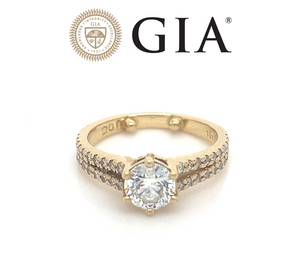 GIA Diamond Engagement Ring 1.40ct