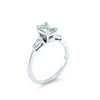GIA 14ct White Gold Emerald Cut Diamond Ring 1.27ct 2.5g