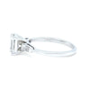GIA 14ct White Gold Emerald Cut Diamond Ring 1.27ct 2.5g