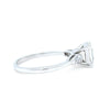 GIA 14ct White Gold Emerald Cut Diamond Ring 1.27ct 2.5g