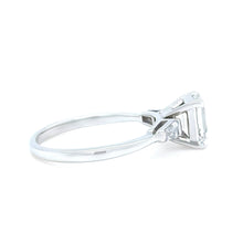 Load image into Gallery viewer, GIA 14ct White Gold Emerald Cut Diamond Ring 1.27ct 2.5g